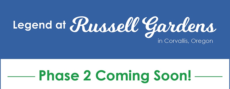 Legend at Russell Gardens – Phase 2 Coming Soon!