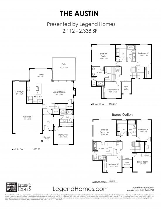 Floorplans layout