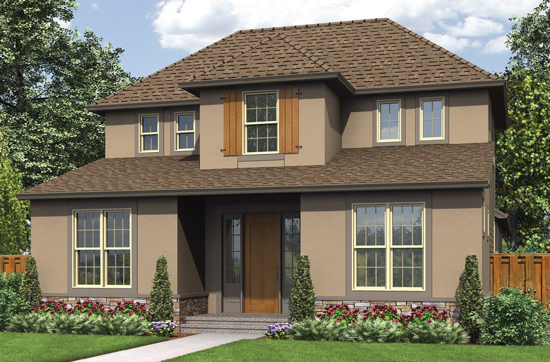 St. Tropez II Plan Rendering (Elevation C)